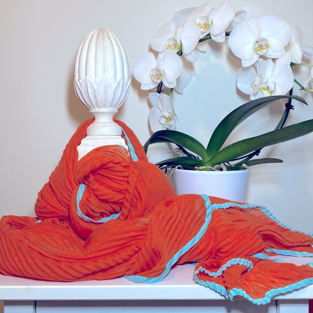 Orange shawl/scarf